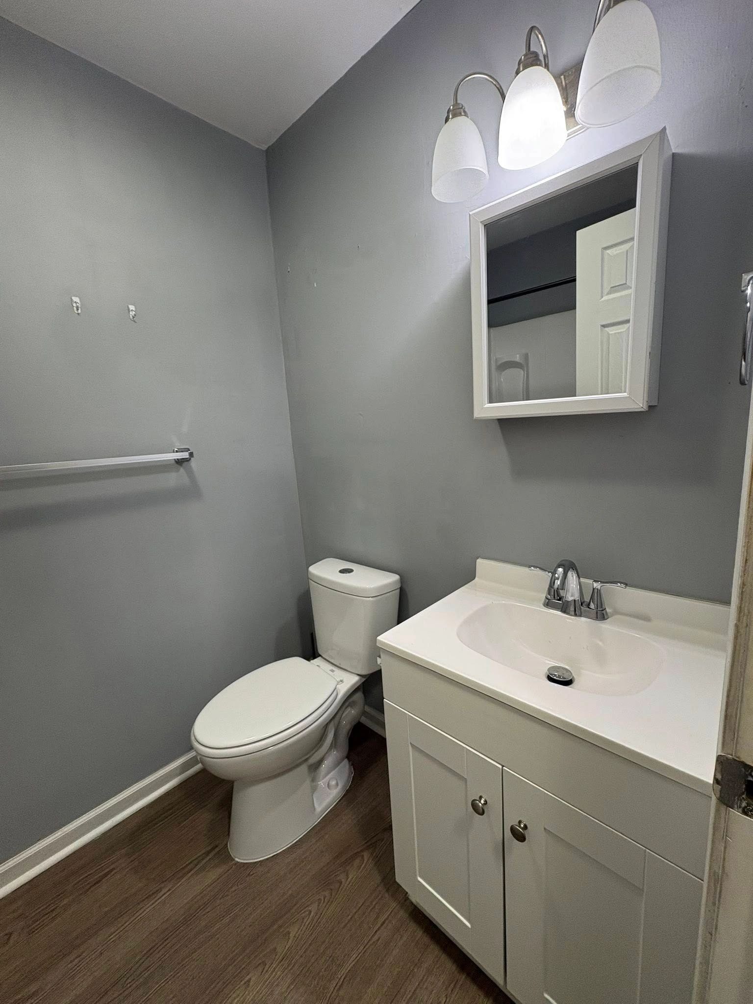 Clean modern bathroom interior